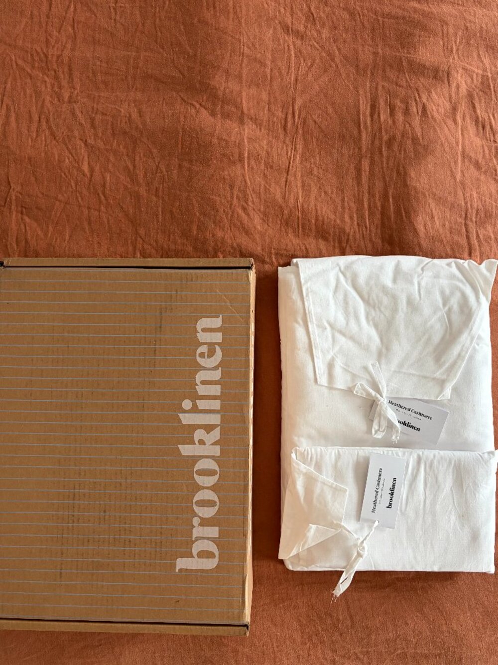 Brooklinen Heathered Cashmere Core Sheet Set